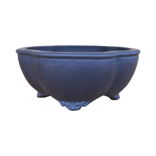 Lotus Blue Yixing pot