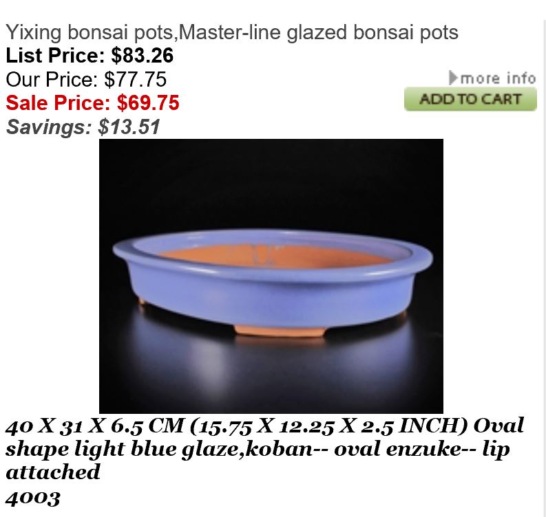 Bonsai Vision Yixing contrast oval