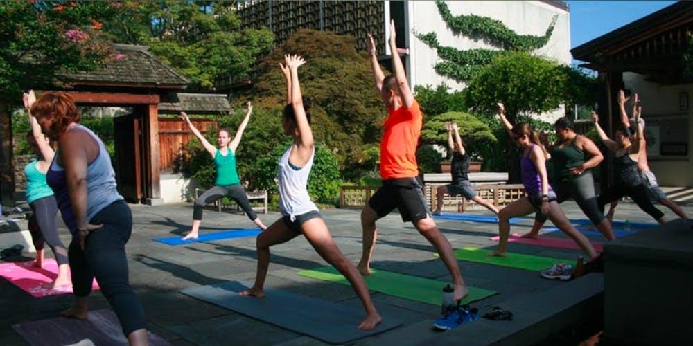 Fall Yoga at the National Bonsai & Penjing Museum